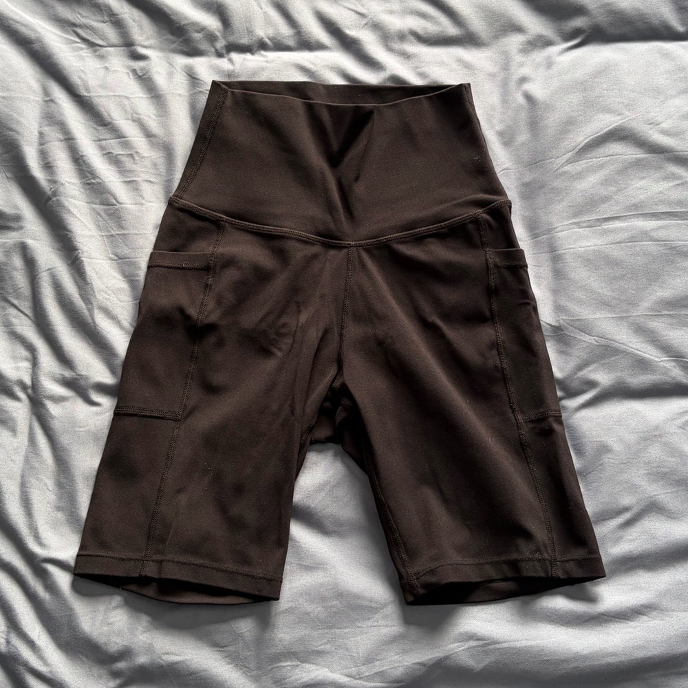 FP Movement high-waisted bike shorts with pockets